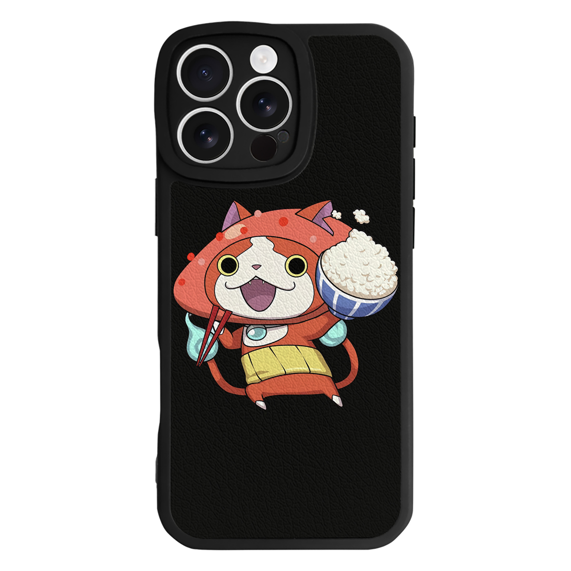 （画像用） 妖怪ウォッチ Yo-kai Watch 【iPhone 16シリーズ対応】シリコンスマホケース（レザー調） 材質：シリコン